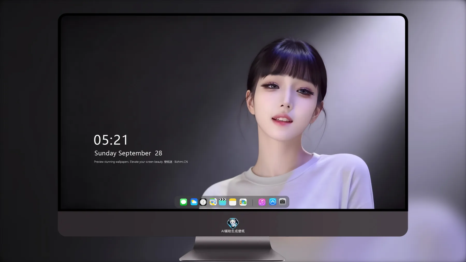 4k超清美女人像桌面锁屏壁纸素材图片