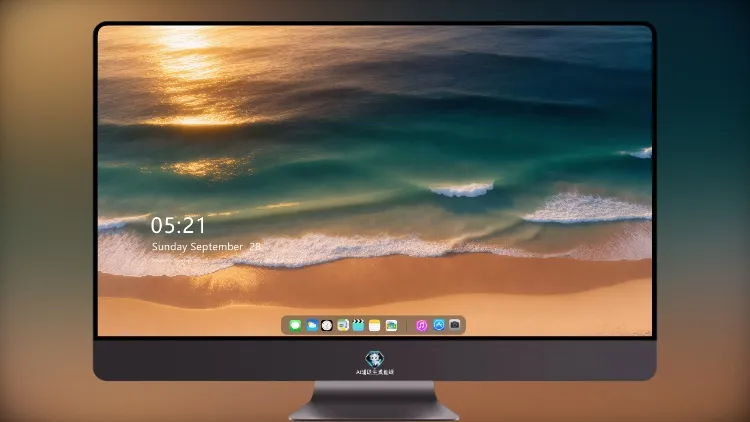 4K 超清海景壁纸 阳光蓝海黄沙滩浪花电脑锁屏
